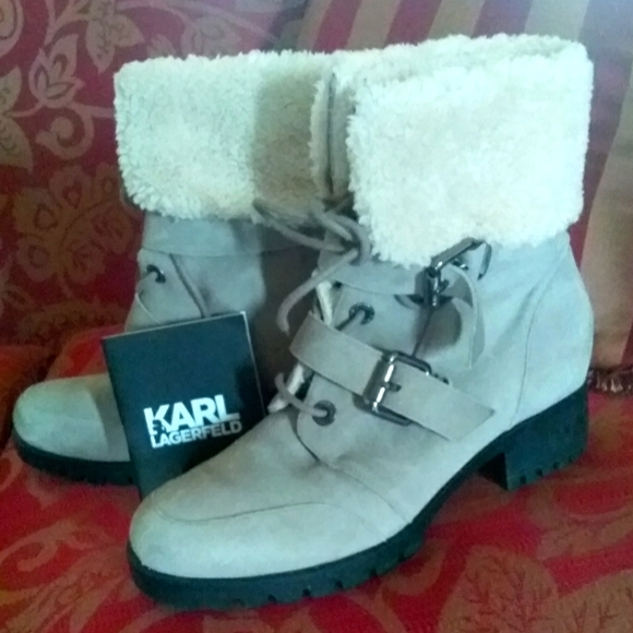 Karl Lagerfeld Shoes - Nwot Karl Lagerfeld Belda Foldover Boots